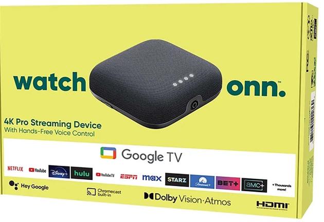 watch Onn 4K Pro Streaming Device